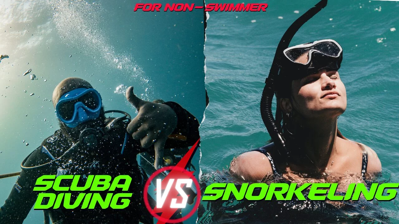 Scuba Diving Vs Snorkeling for Non Swimmers